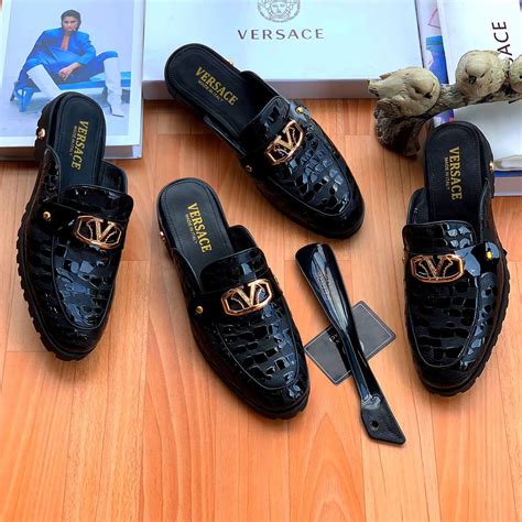 versace flat shoes men|men versace shoes brand new.